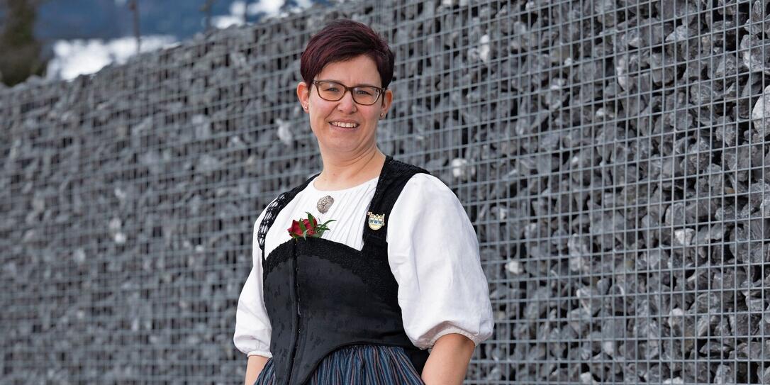 Porträt Termin mit Nadia Stebler aus Vaduz, Jodlerin, welche erfolgreich am Eidg. Jodlerfest in Zug teilgenommen hat.