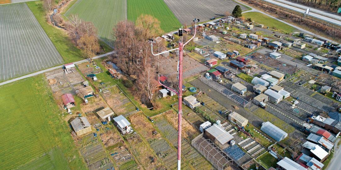 Windmessanlage in Trübbach (Schrebergärten)