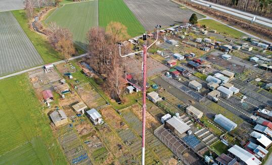 Windmessanlage in Trübbach (Schrebergärten)